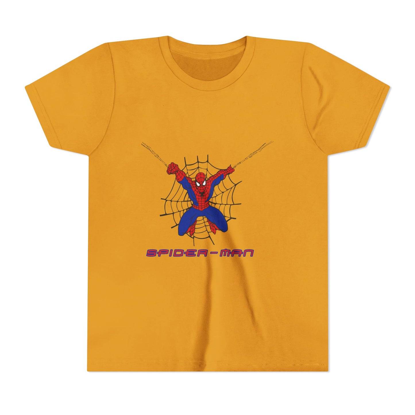 Spider-Man Youth Short Sleeve Tee - Fun Graphic Tee for Kids, Superhero Shirt, Birthday Gift, Comic Theme Apparel, Playtime Wear