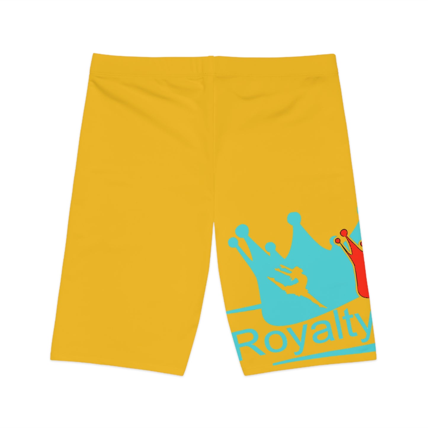 Royalty Women's Bike Shorts - Queen of the Ride, Fitness Apparel, Summer Activewear, Gift for Bikers, Workout Shorts