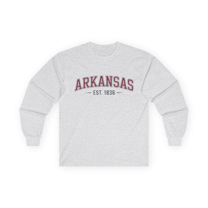 Arkansas EST. 1836 Long Sleeve Tee