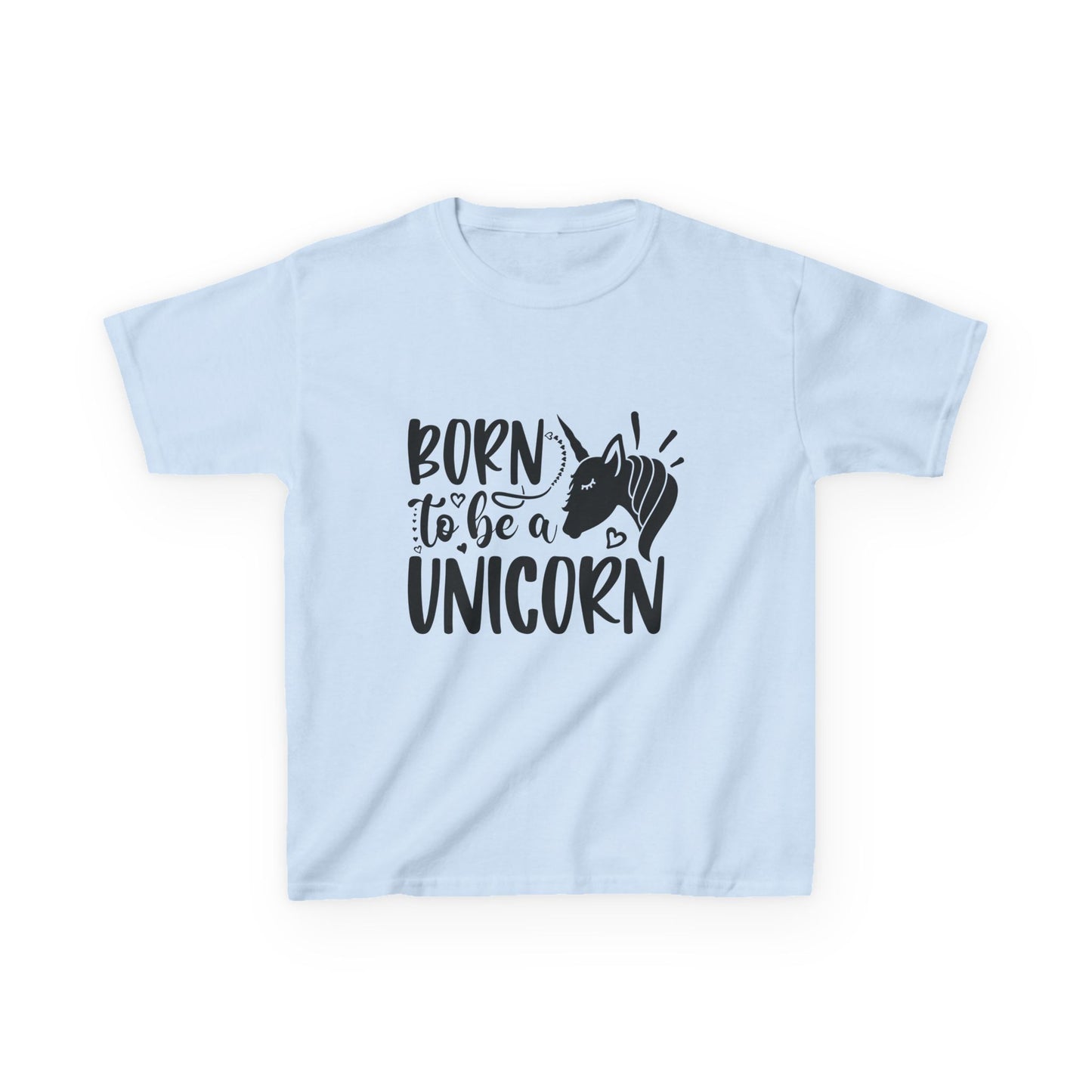 Kids Unicorn T-Shirt - "Born to Be a Unicorn" - Fun Cotton Tee for Boys & Girls