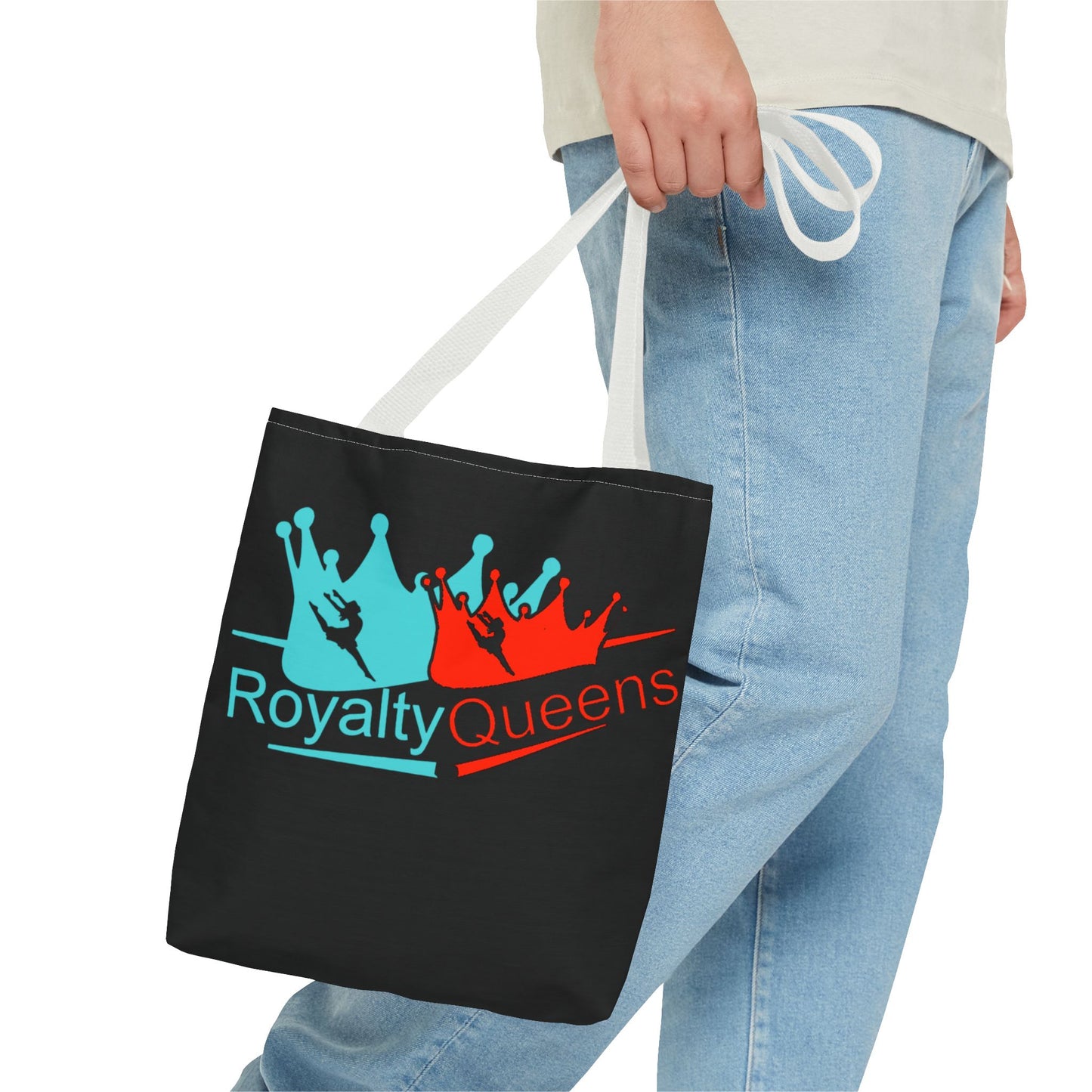 Royalty Queens Tote Bag - Stylish Dance Bag, Gift for Dancers, Reusable Grocery Tote, Unique Dance Accessories, Fashionable Beach Bag