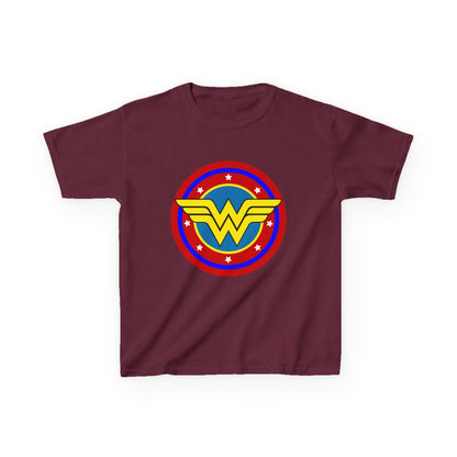 Wonder Woman Kids Tee, Superhero Shirt, Birthday Gift, Comic Book Apparel, Children's Clothing, Cartoon T-Shirt, Movie Merchandise
