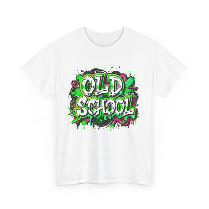 Retro Graffiti T-Shirt | Unisex Heavy Cotton Tee | Old School Vibe | Streetwear Fashion | Vintage Graphic Tee | Urban Style Wear | Fun Gift