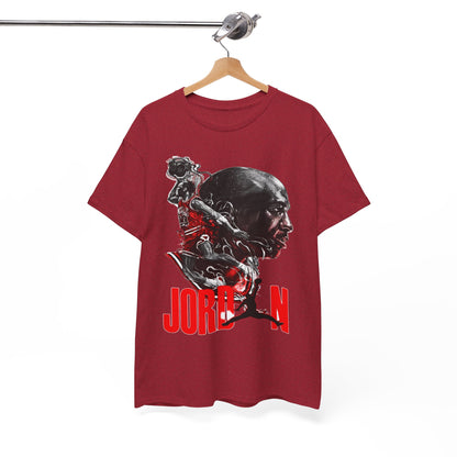 Jordan Inspired Unisex Heavy Cotton Tee - Retro Style Graphic Shirt