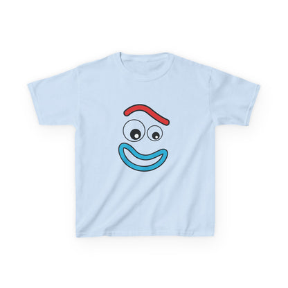 Kids Fun Face Tee, Playful Cotton T-Shirt, Cute Graphic Shirt, Birthday Gift for Kids, Casual Playwear