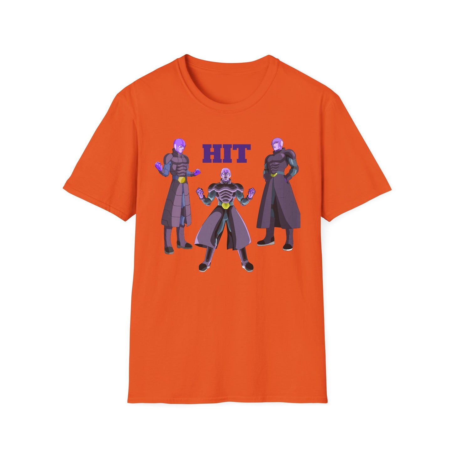 Unisex Softstyle T-Shirt - HIT Character Design for Anime Lovers