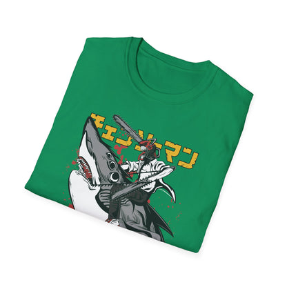 Unisex Softstyle T-Shirt with Unique Design, Cool Graphic Tee, Casual Wear, Gift for Anime Fans, Daily Comfort