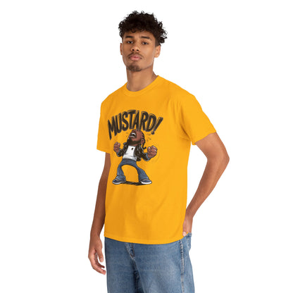 Mustard! Graphic Unisex Heavy Cotton Tee - Fun Casual Streetwear T-Shirt