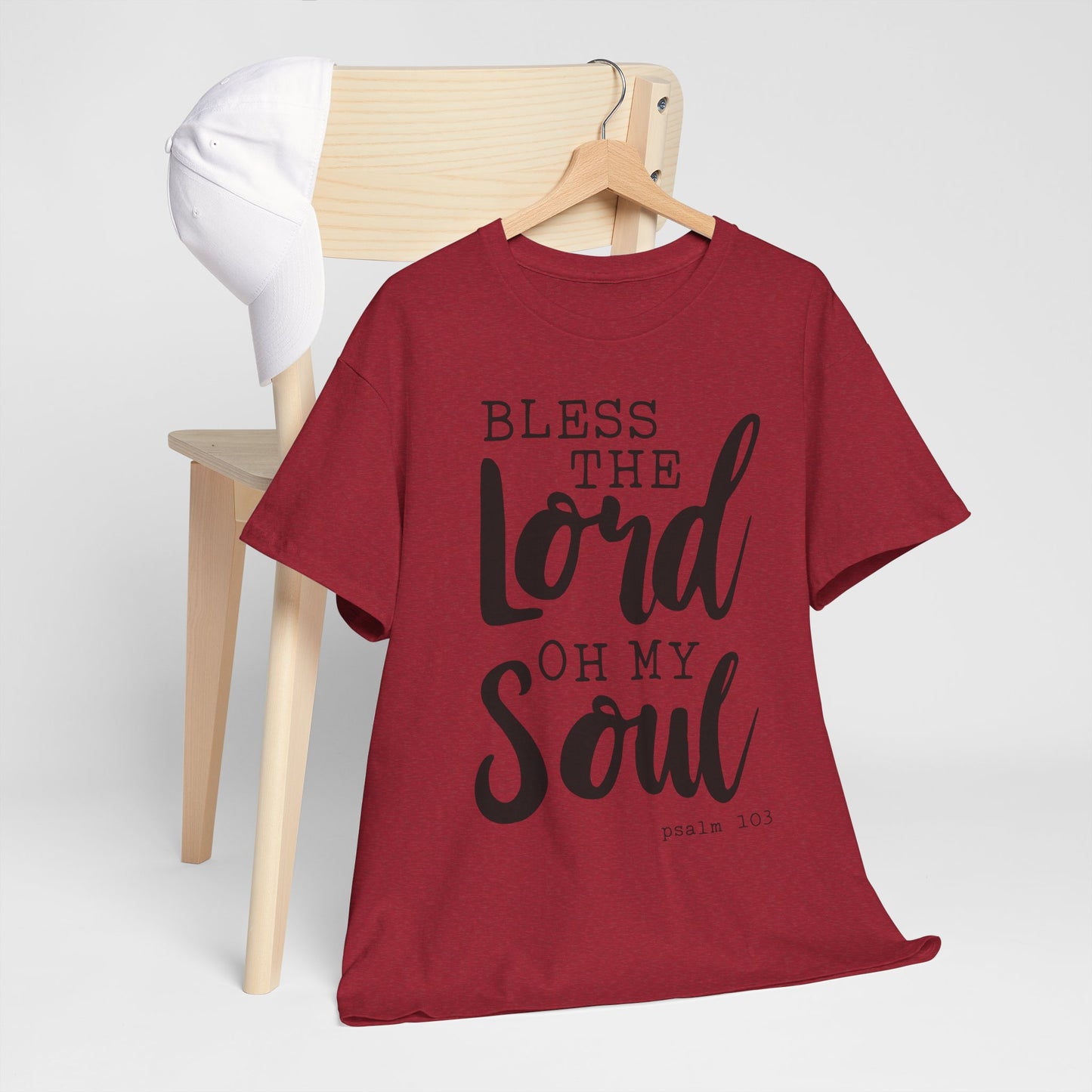 Bless the Lord Unisex Heavy Cotton Tee - Inspirational Christian Shirt