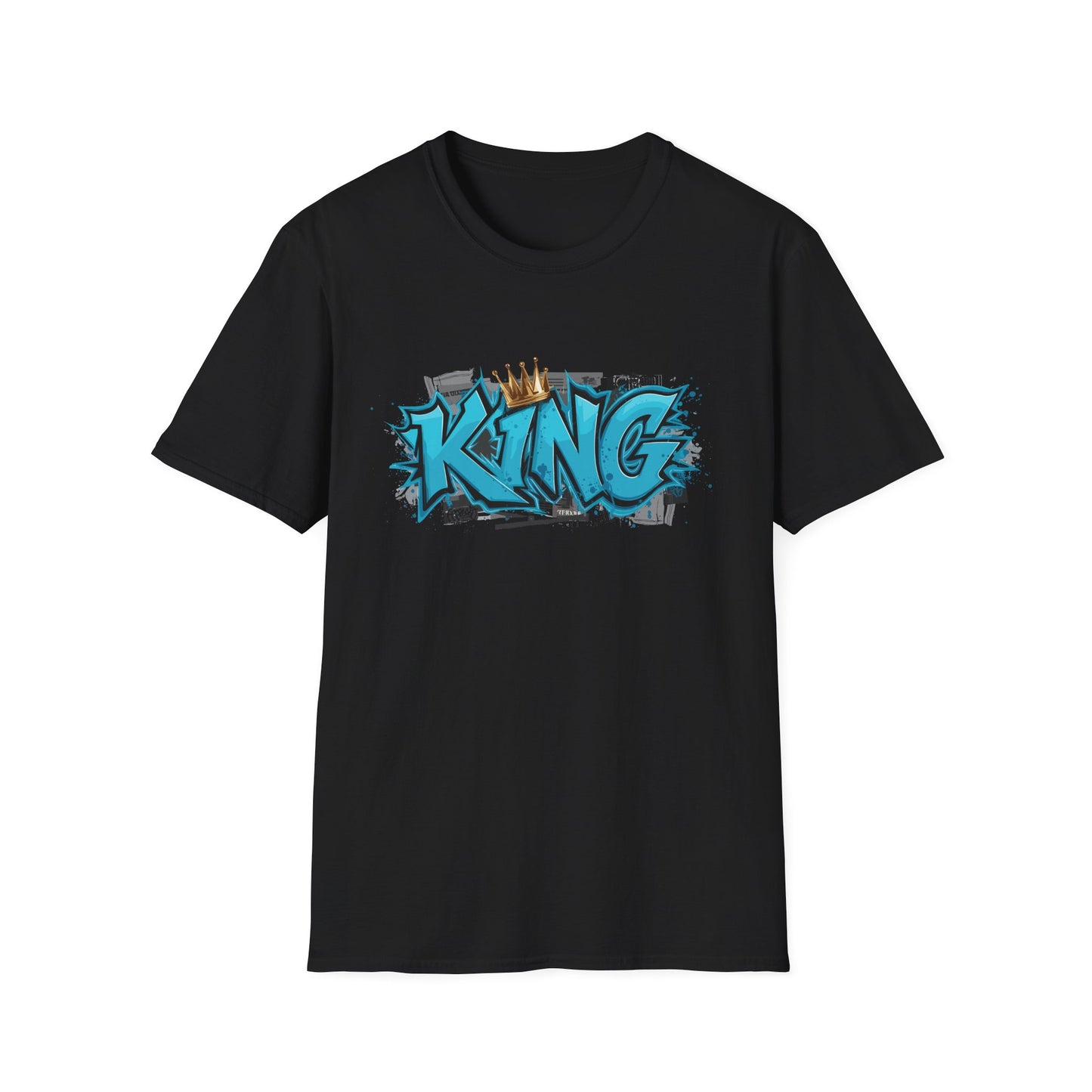 King Graffiti Unisex T-Shirt | Cool Urban Style Tee, Streetwear Fashion, Unique Gift for Him, Self-Expression, Birthday Present