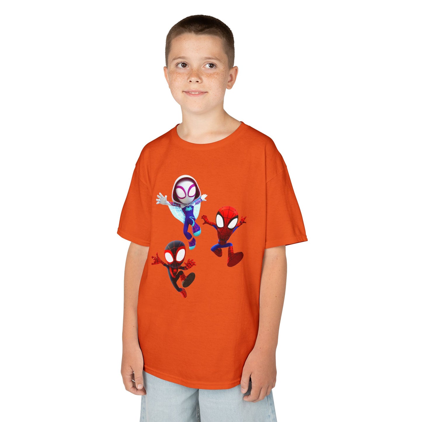 Kids Spider-Man Adventure Tee - Fun and Cozy Cotton T-Shirt for Young Superhero Fans