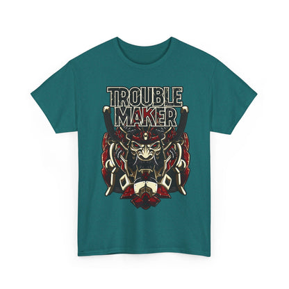 Trouble Maker Graphic Tee - Unisex Heavy Cotton Shirt for Rebels and Mischiefs