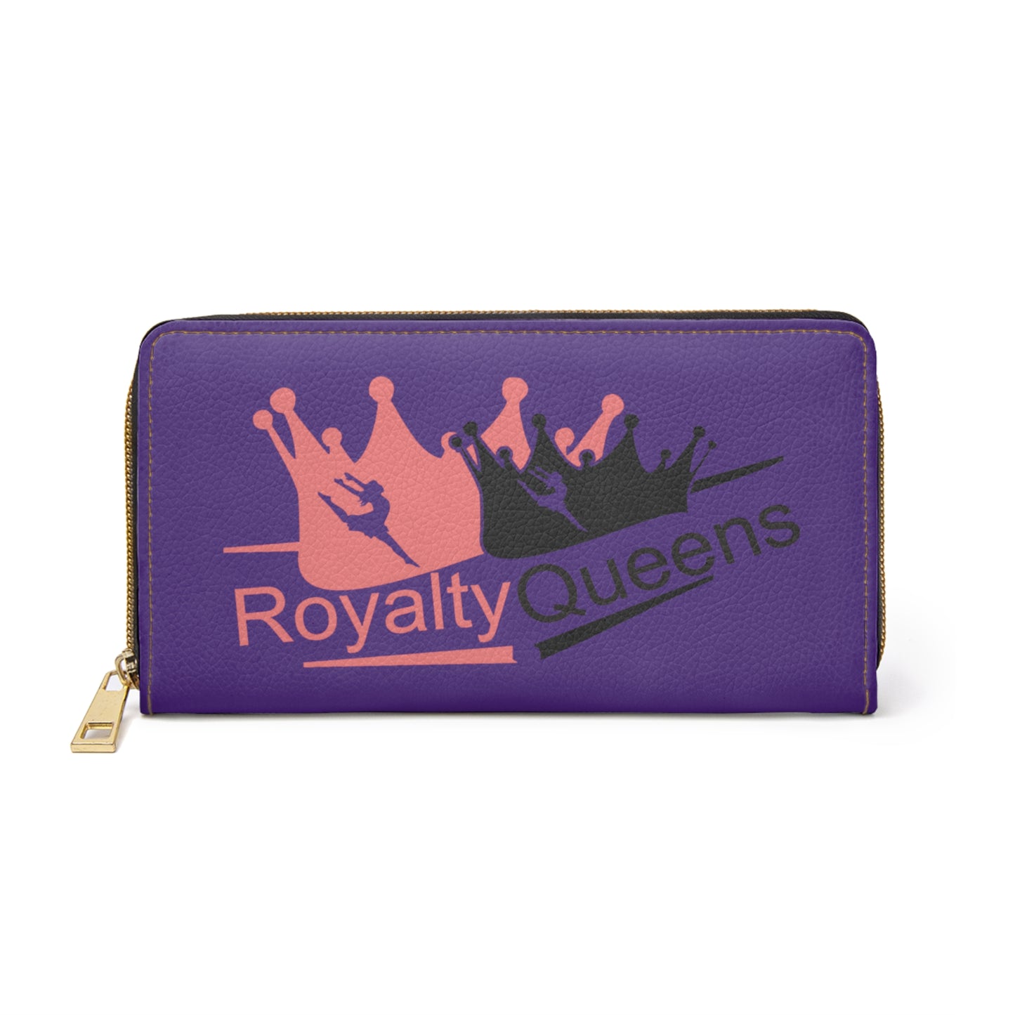 Royalty Queens Zipper Wallet - Stylish Purple Wallet for Confident Women