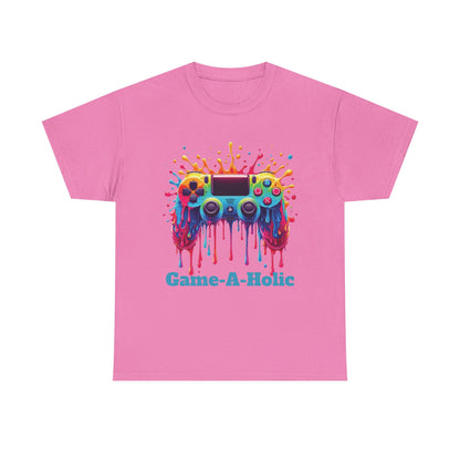 Game-A-Holic Unisex Heavy Cotton Tee - Perfect Gift for Gamers
