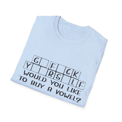 Funny Unisex T-Shirt - "G F C K Y R S L F" Graphic Tee - Perfect Gift for Casual Wear