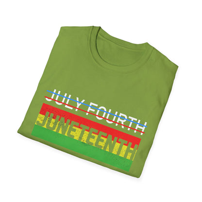 Juneteenth and July Fourth Celebration T-Shirt, Unisex Tee for Summer, Events, Independence Day, African American Heritage