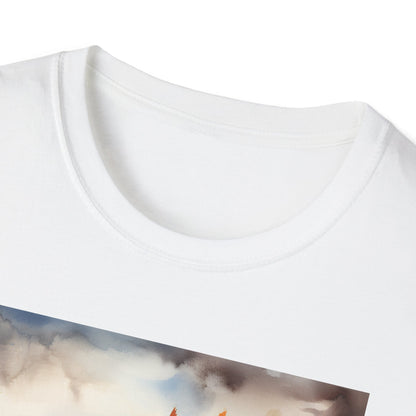 Autumn Scarecrow T-Shirt - Cozy Fall Tee, Pumpkin Patch Shirt, Halloween Apparel, Harvest Festival Gear, Unisex Seasonal Top