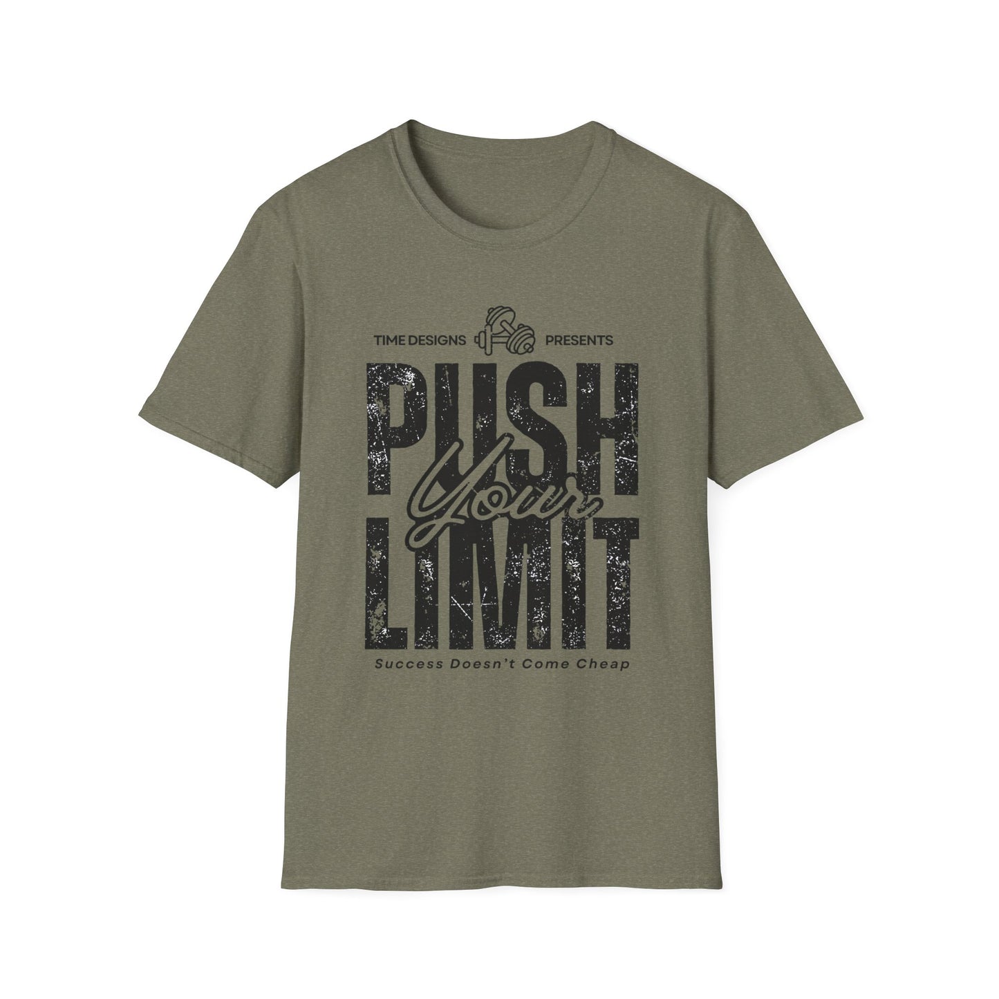 Motivational Unisex Softstyle T-Shirt - 'Push Your Limit'