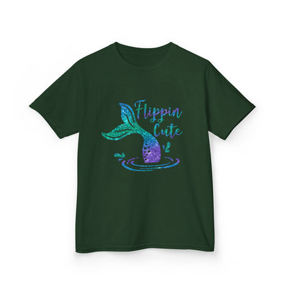 Flippin Cute Kids Tee - Colorful Whale Design for Fun-loving Children