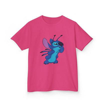 Kids Cotton Tee - Cute Stitch Design for Fun Adventures