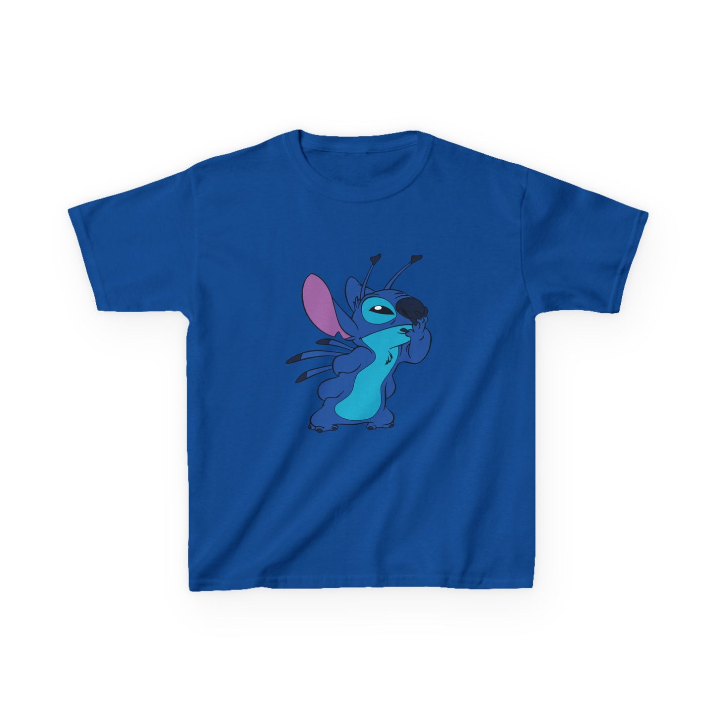 Kids Cotton Tee - Cute Stitch Design for Fun Adventures