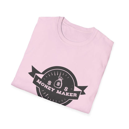Money Maker Unisex Softstyle T-Shirt - Trendy Casual Wear for Entrepreneurs