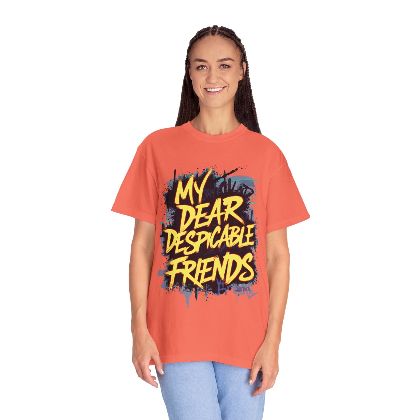 Despicable Friends Graphic Tee, Unisex T-Shirt, Casual Wear, Gift for Friends, Fun Statement Shirt, Graphic Tee for Fans