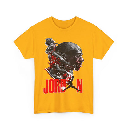 Jordan Inspired Unisex Heavy Cotton Tee - Retro Style Graphic Shirt
