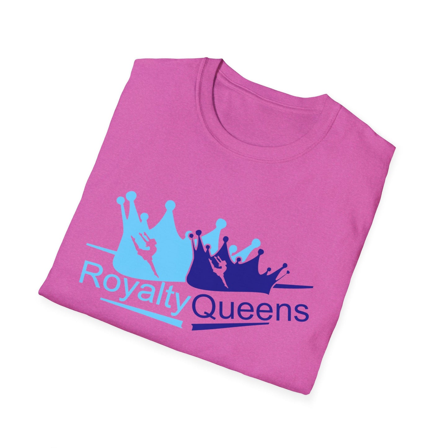 Royalty Queens Unisex Softstyle T-Shirt, Casual Apparel, Birthday Gift, Pride Celebration, Queen Themed Fashion, Everyday Wear