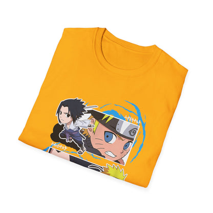 Anime naruto Adventure Unisex Softstyle T-Shirt - Naruto Characters Design