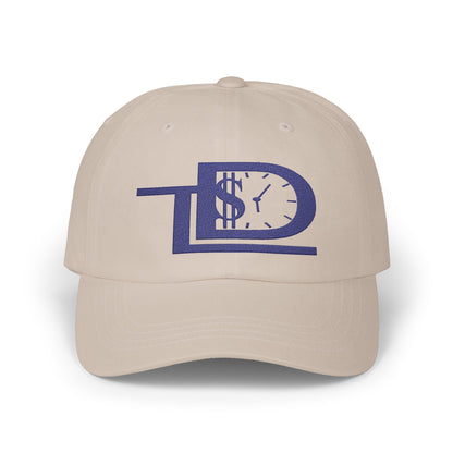 Classic Dad Cap with Dollar Clock Design | Casual Hat for Dads, Gift for Father's Day, Trendy Father’s Day Cap, Relaxed Style Dad Hat