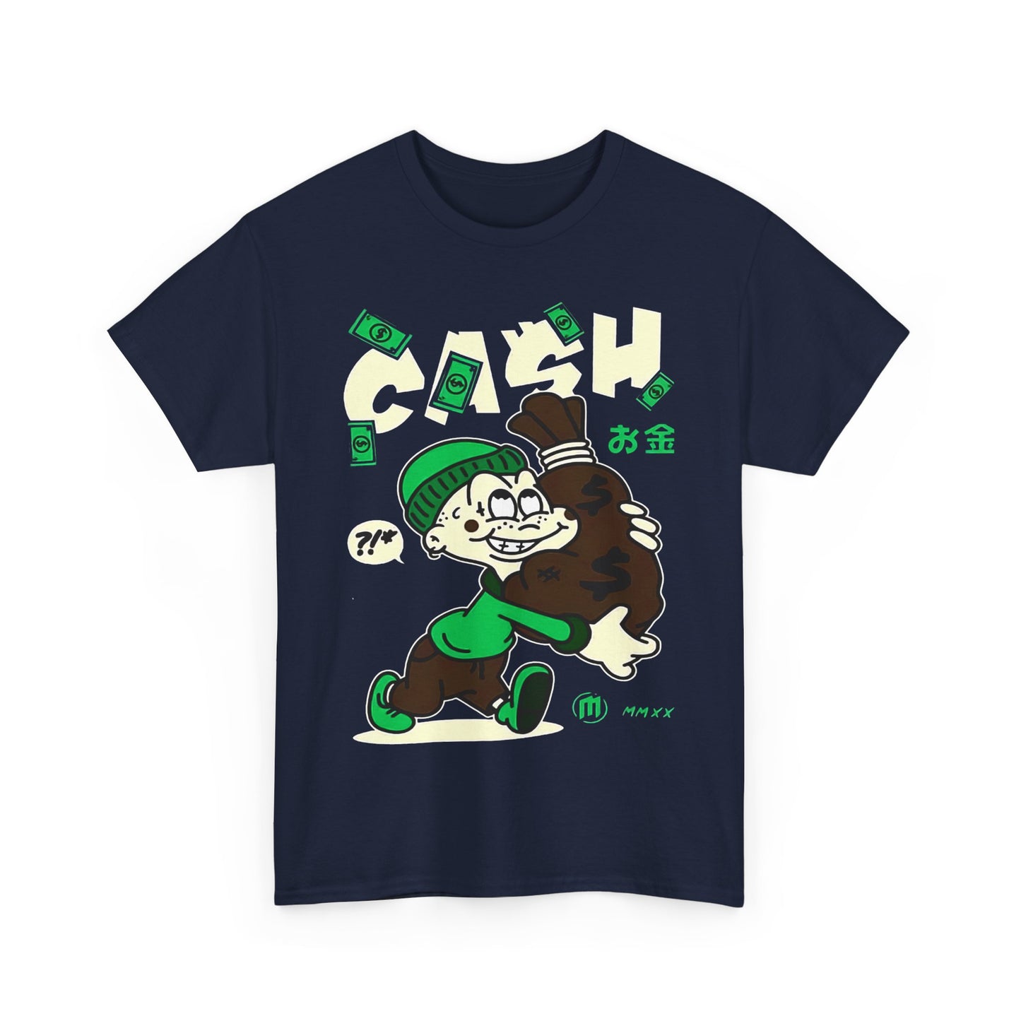 Cash Cartoon Unisex Heavy Cotton Tee - Streetwear Vibe