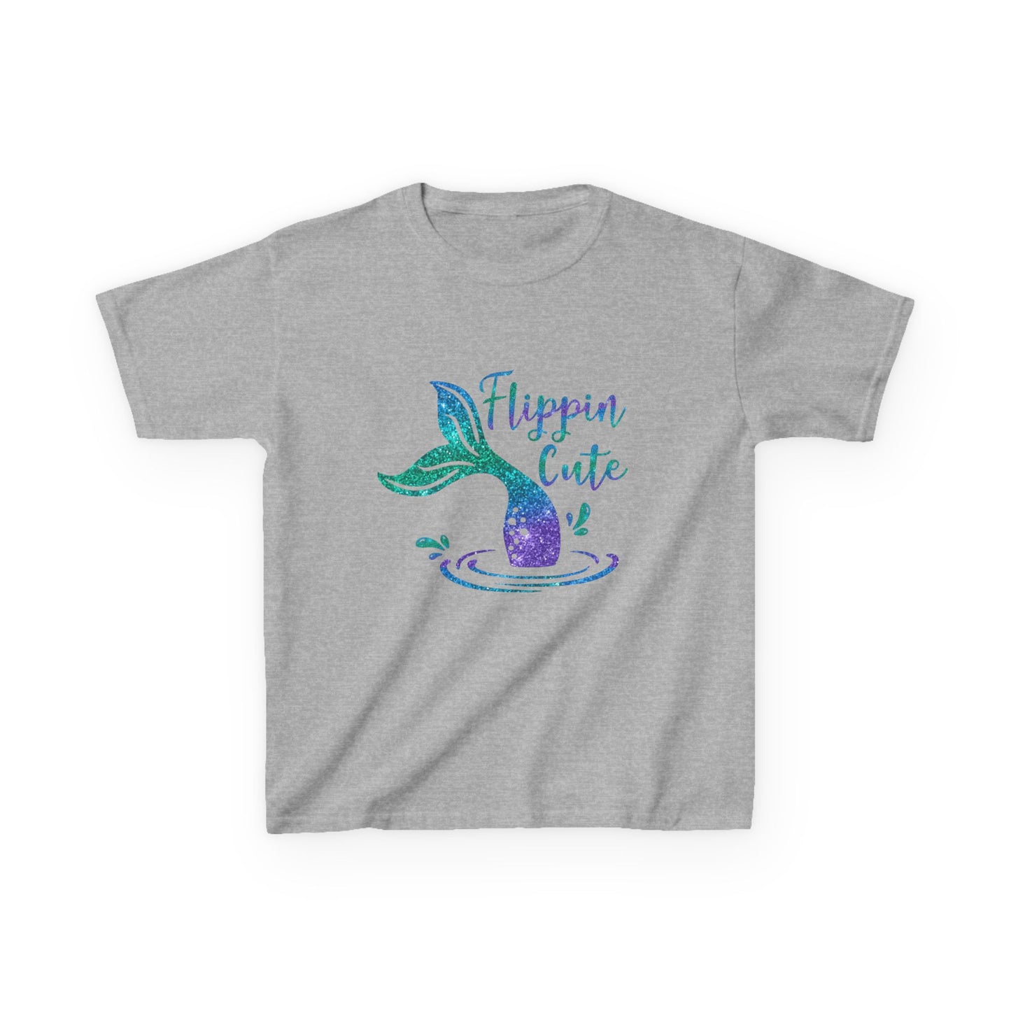 Flippin Cute Kids Tee - Colorful Whale Design for Fun-loving Children