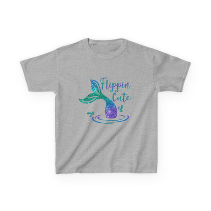 Flippin Cute Kids Tee - Colorful Whale Design for Fun-loving Children