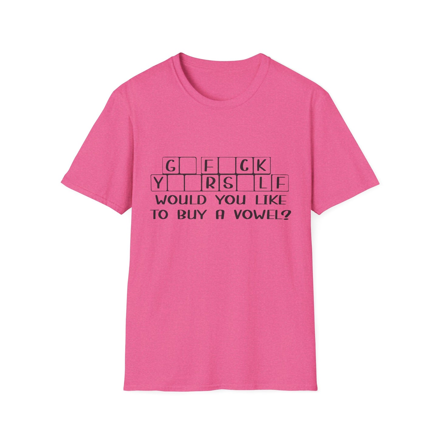 Funny Unisex T-Shirt - "G F C K Y R S L F" Graphic Tee - Perfect Gift for Casual Wear