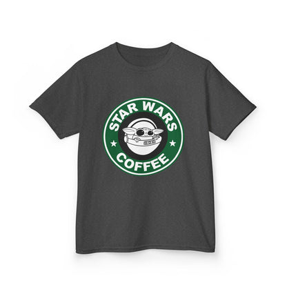 Star Wars Coffee Kids Tee, Fun Graphic T-shirt for Boys & Girls, Perfect for Birthdays, Star Wars Fans, Casual Wear