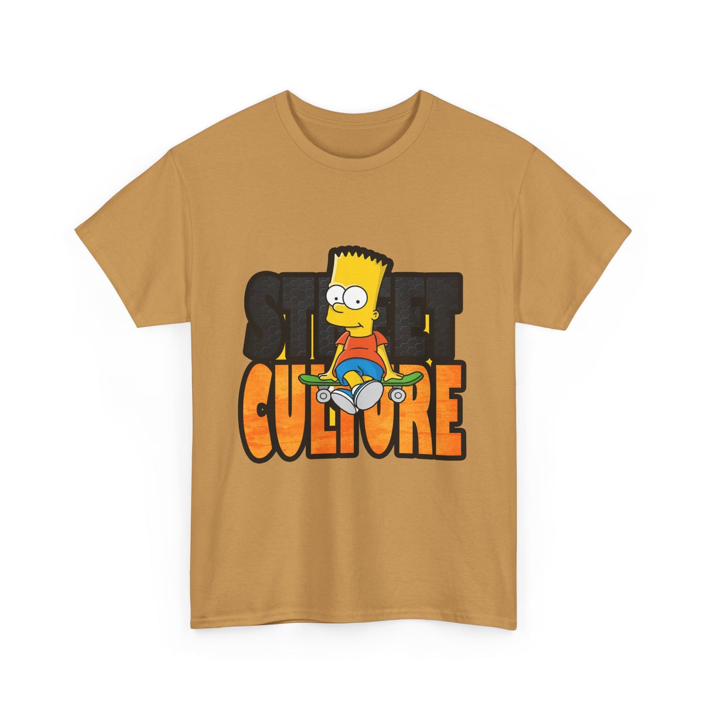 Retro Bart Simpson Unisex Heavy Cotton Tee - Street Culture Vibe