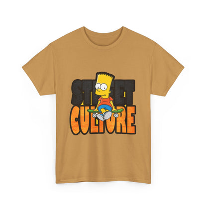 Retro Bart Simpson Unisex Heavy Cotton Tee - Street Culture Vibe