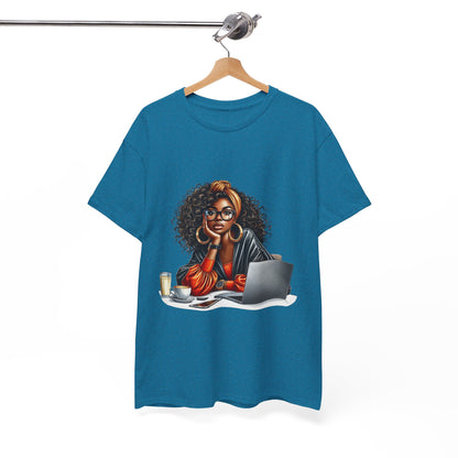 Creative Work From Home Unisex Heavy Cotton Tee
