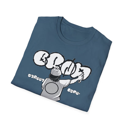 Skateboard Graffiti T-Shirt – Unisex Softstyle Tee for Streetwear Fans