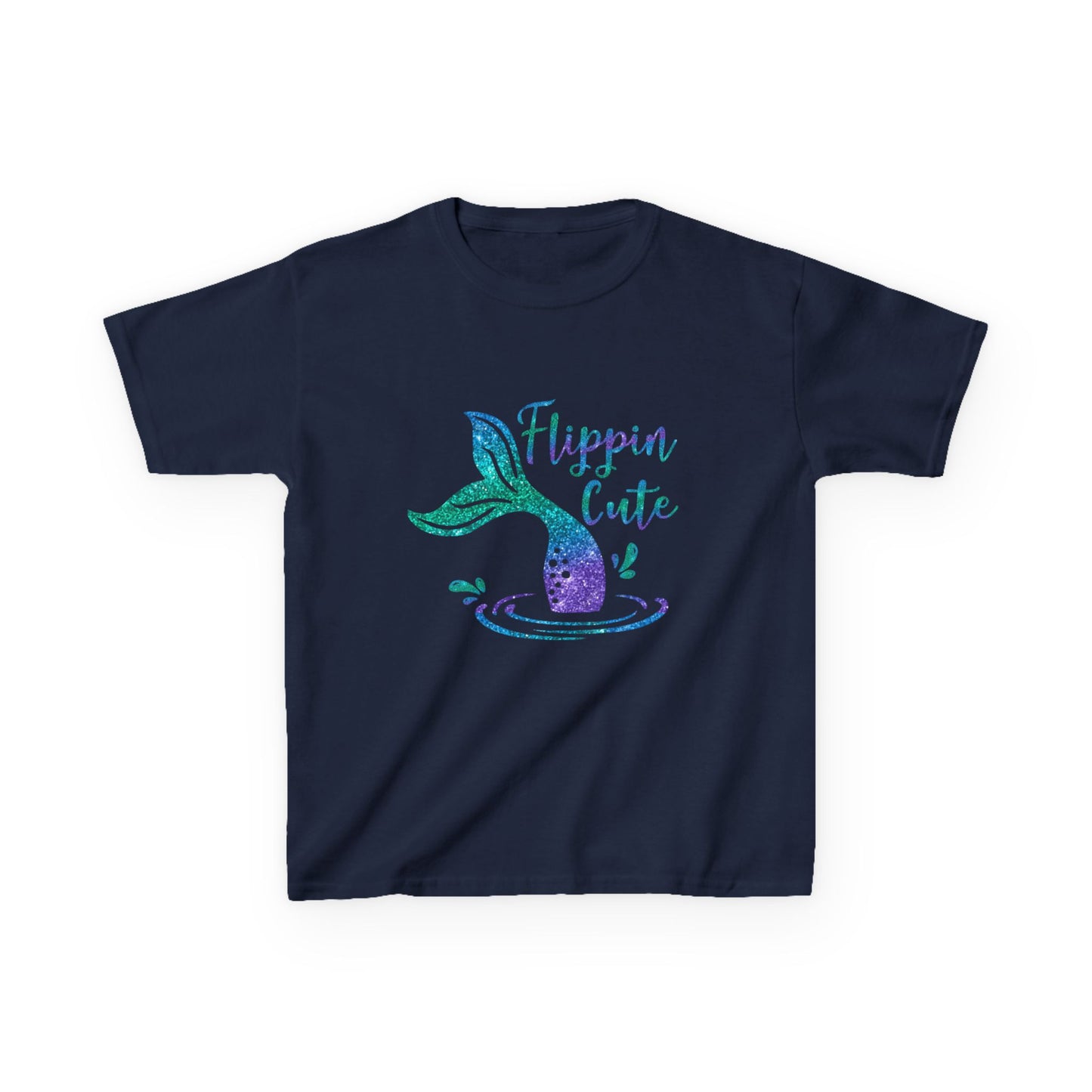 Flippin Cute Kids Tee - Colorful Whale Design for Fun-loving Children