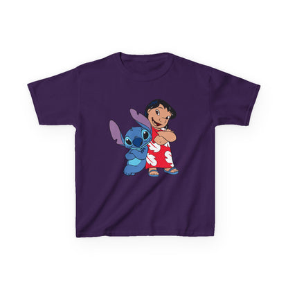 Cute Cartoon Kids Tee, Hawaiian Theme Shirt, Summer Fun Clothing, Gift for Kids, Birthday Party Outfit, Casual Summer Wear