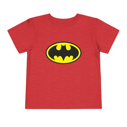 Batman Toddler Short Sleeve Tee - Superhero Shirt for Kids, Birthday Gift, Adventure Wear, Playtime Apparel, Comic Fan Clothing