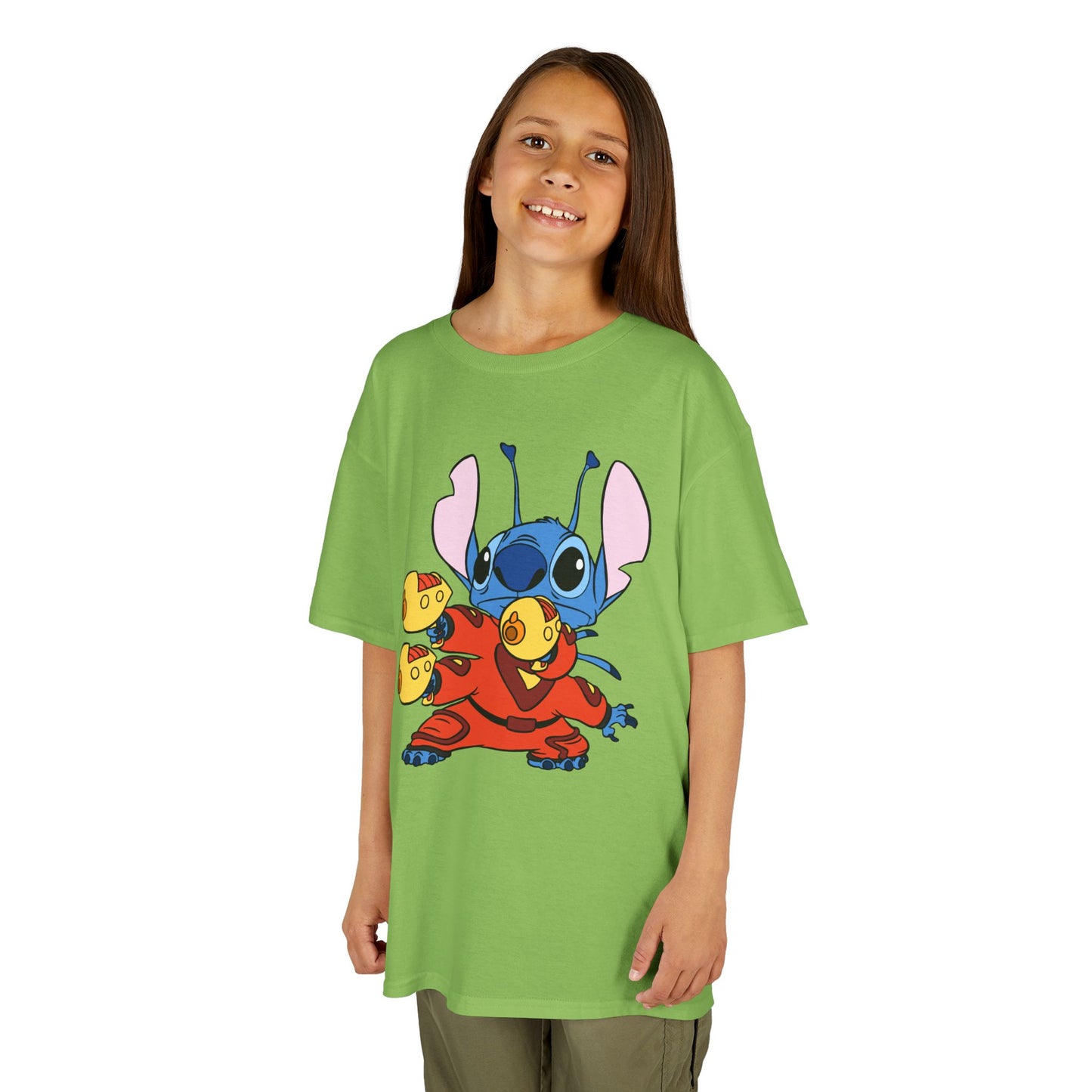 Colorful Kids Tee with Fun Cartoon Design