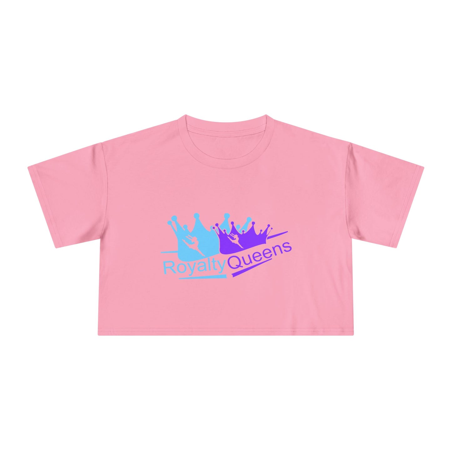 Royalty Queens Women's Crop Tee - Cute Summer Top, Inspirational Shirt, Gift for Her, Birthday Present, Casual Outfit
