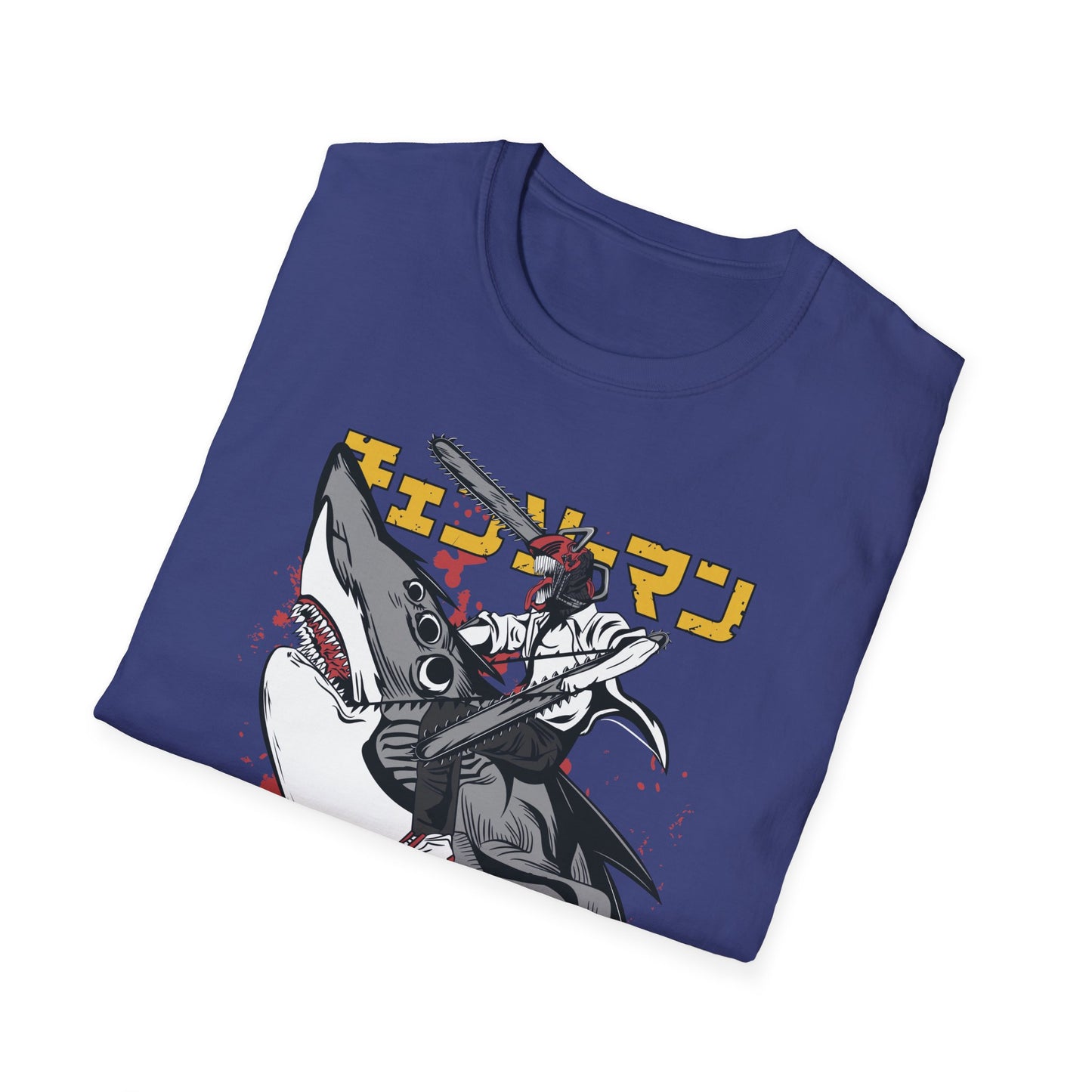 Unisex Softstyle T-Shirt with Unique Design, Cool Graphic Tee, Casual Wear, Gift for Anime Fans, Daily Comfort