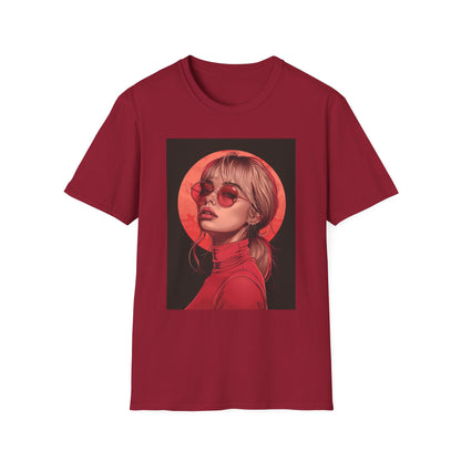 Retro Chic Graphic T-Shirt with Stylish Artwork