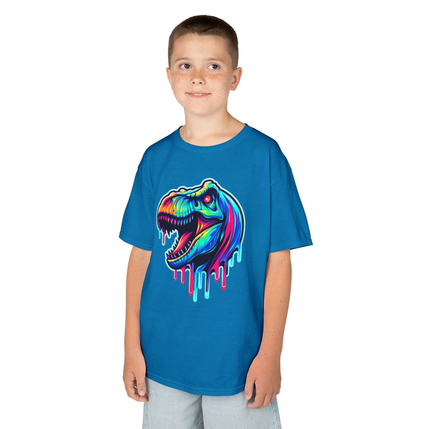 Colorful Dinosaur Kids Tee - Fun for Parties & Everyday Adventures