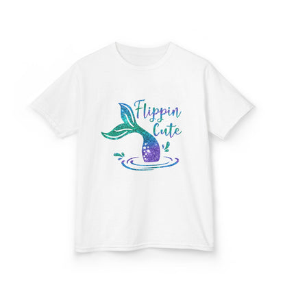 Flippin Cute Kids Tee - Colorful Whale Design for Fun-loving Children