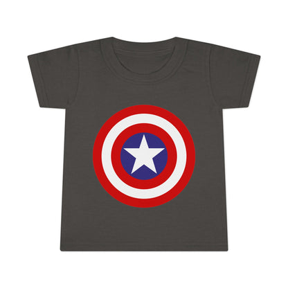 Captain Shield Toddler T-shirt, Kids Superhero Shirt, Birthday Outfit, Gift for Boys, Marvel Inspired Apparel
